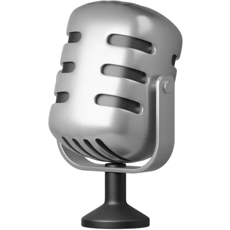 Microphone  3D Icon