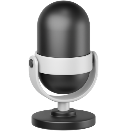 Microphone  3D Icon