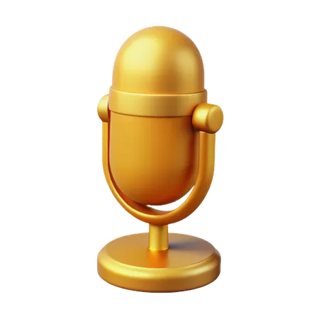 Microphone 3D Icon