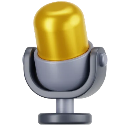 Microphone  3D Icon