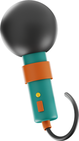 Microphone  3D Icon