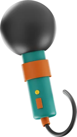 Microphone  3D Icon