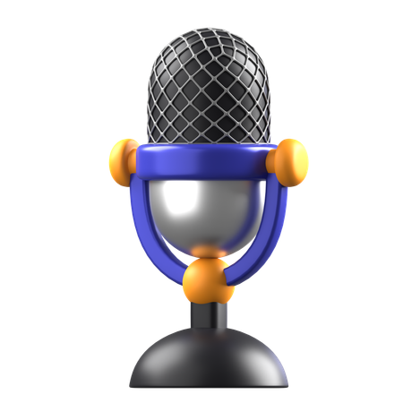 Microphone  3D Icon