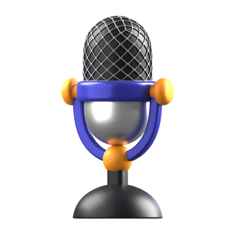 Microphone  3D Icon