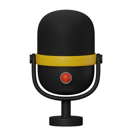 Microphone  3D Icon