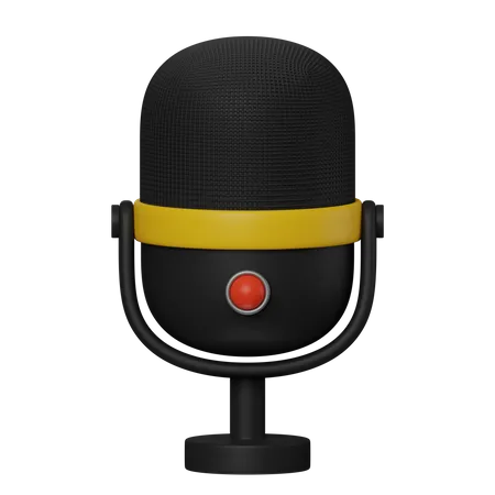 Microphone  3D Icon