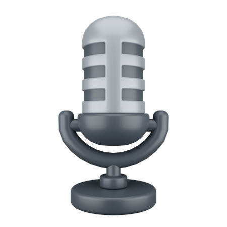 Microphone  3D Icon