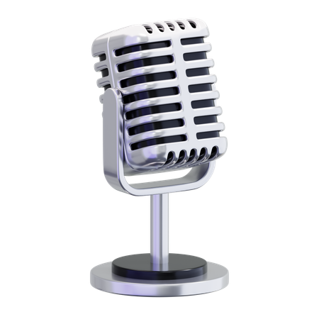 Microphone  3D Icon