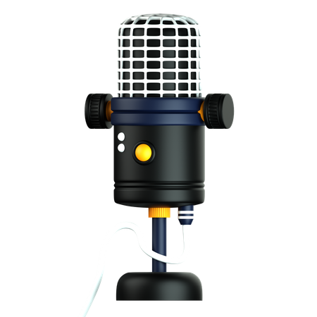 Microphone  3D Icon