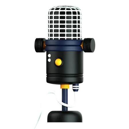 Microphone  3D Icon