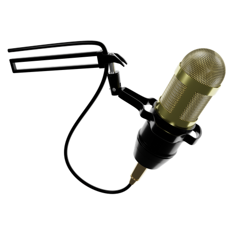 Microphone  3D Icon