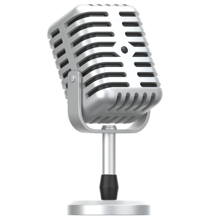 Microphone  3D Icon