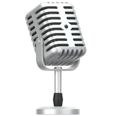 Microphone  3D Icon