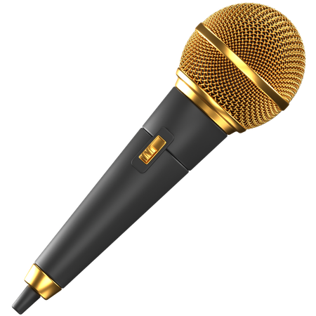 Microphone  3D Icon