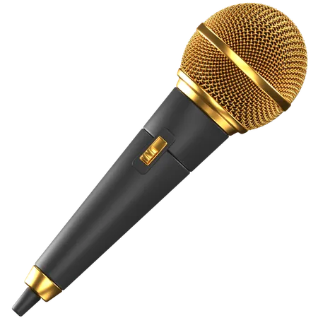 Microphone  3D Icon