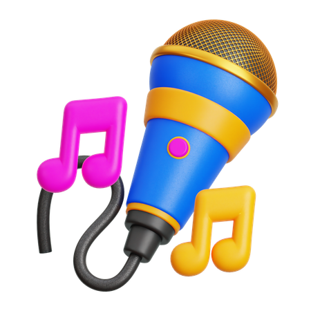 Microphone  3D Icon