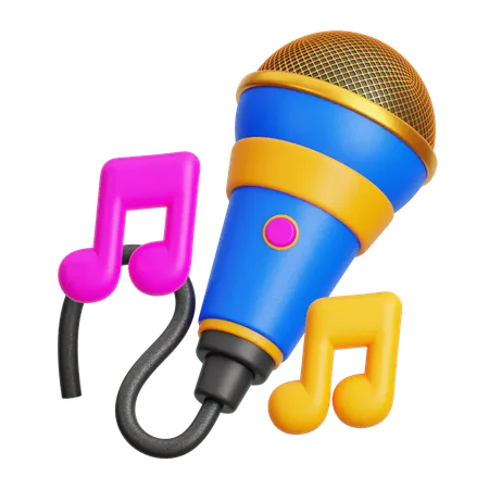 Microphone  3D Icon