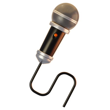 Microphone  3D Icon