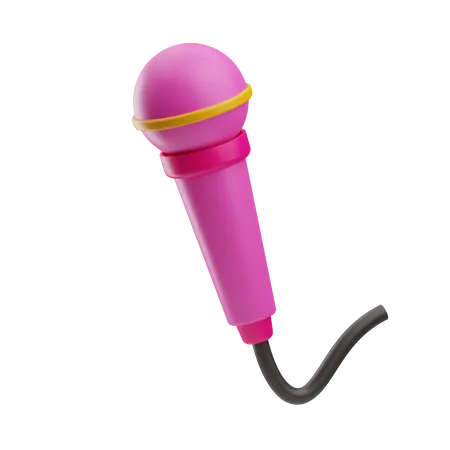 Microphone  3D Icon