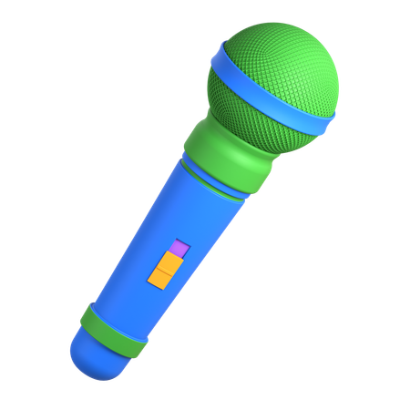 Microphone  3D Icon