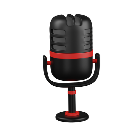 Microphone  3D Icon