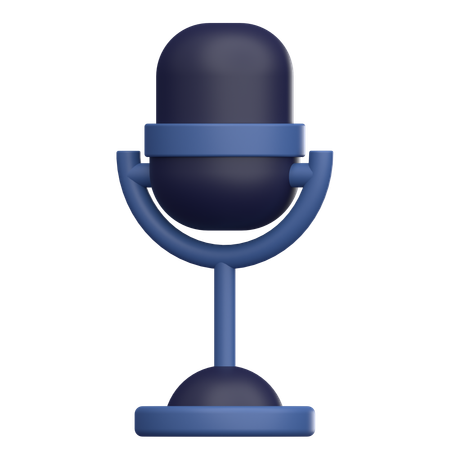 Microphone  3D Icon