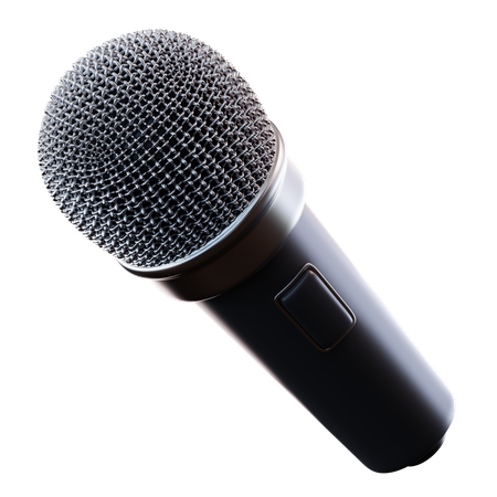 Microphone  3D Icon