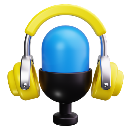 Microphone  3D Icon