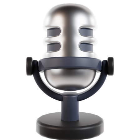 Microphone  3D Icon