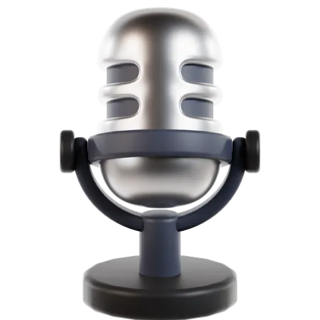 Microphone  3D Icon