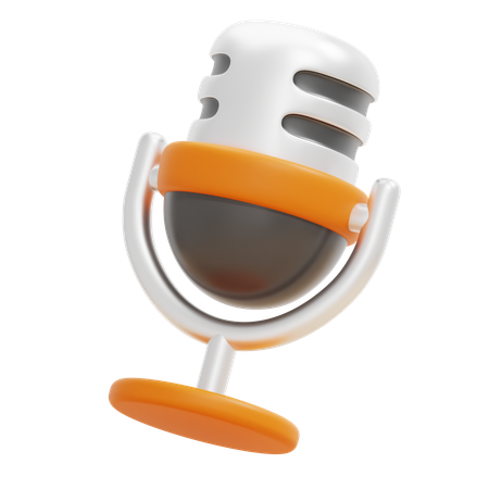 Microphone  3D Icon