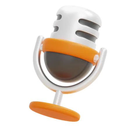 Microphone  3D Icon