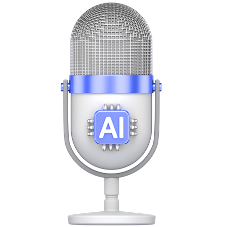Microphone  3D Icon