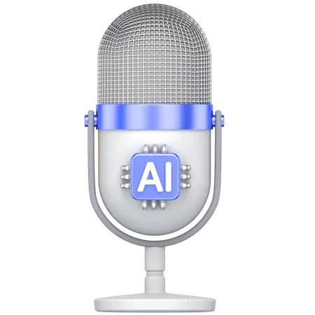Microphone  3D Icon