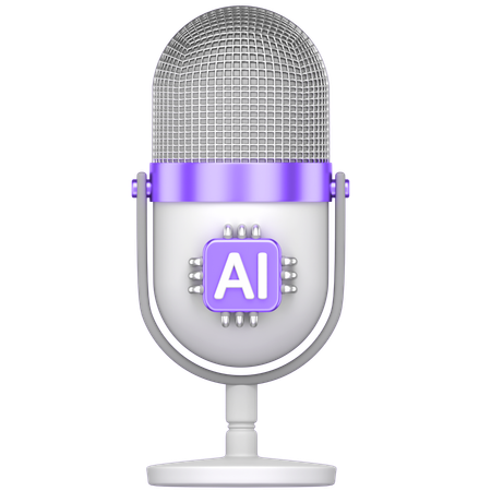 Microphone  3D Icon