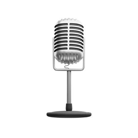 Microphone  3D Icon