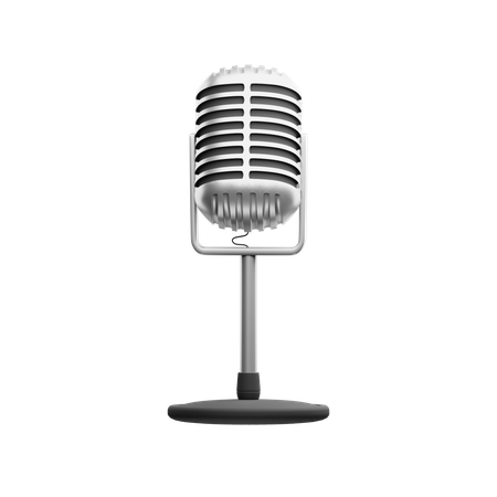 Microphone  3D Icon