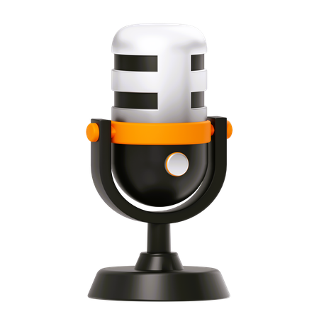 Microphone  3D Icon