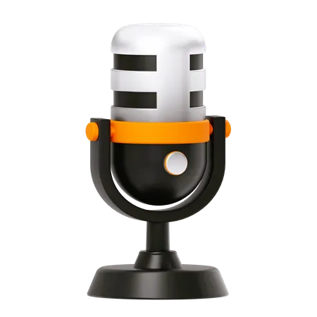 Microphone  3D Icon