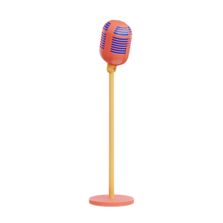 Microphone  3D Icon