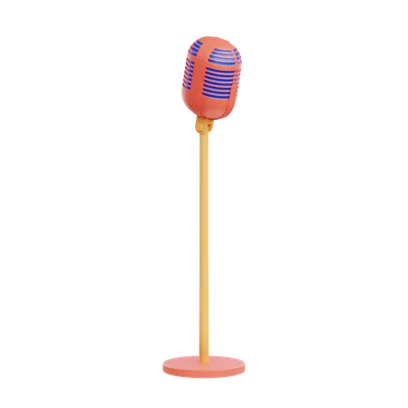 Microphone  3D Icon