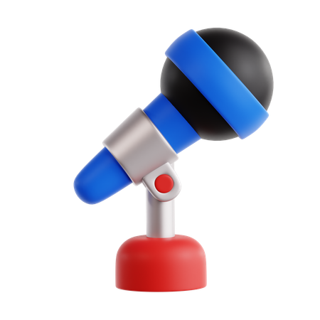 Microphone  3D Icon