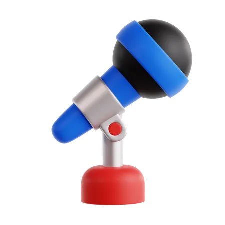 Microphone  3D Icon