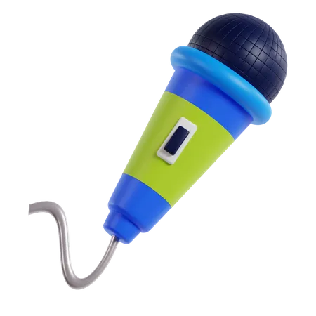 Microphone  3D Icon