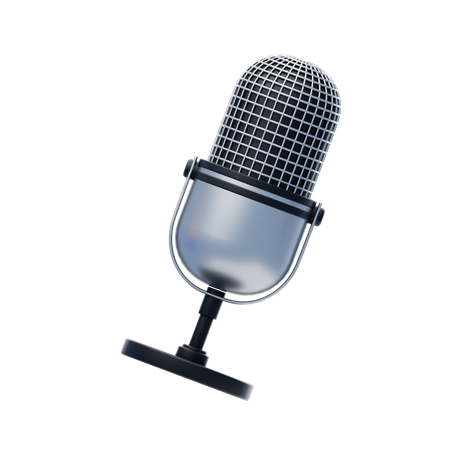 Microphone  3D Icon