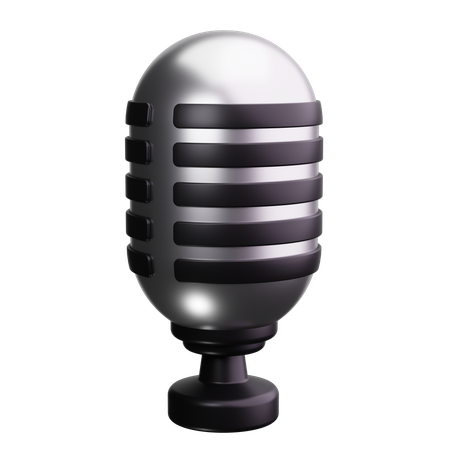 Microphone  3D Icon