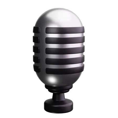 Microphone  3D Icon