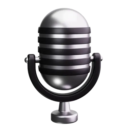 Microphone  3D Icon