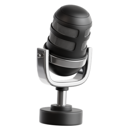 Microphone  3D Icon