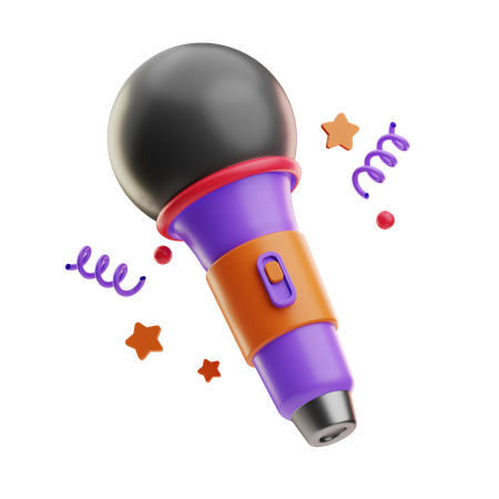 Microphone  3D Icon